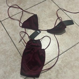 DEADBLUD🚨 ‼️NWT DEADBLUD VELOUR BIKINI‼️